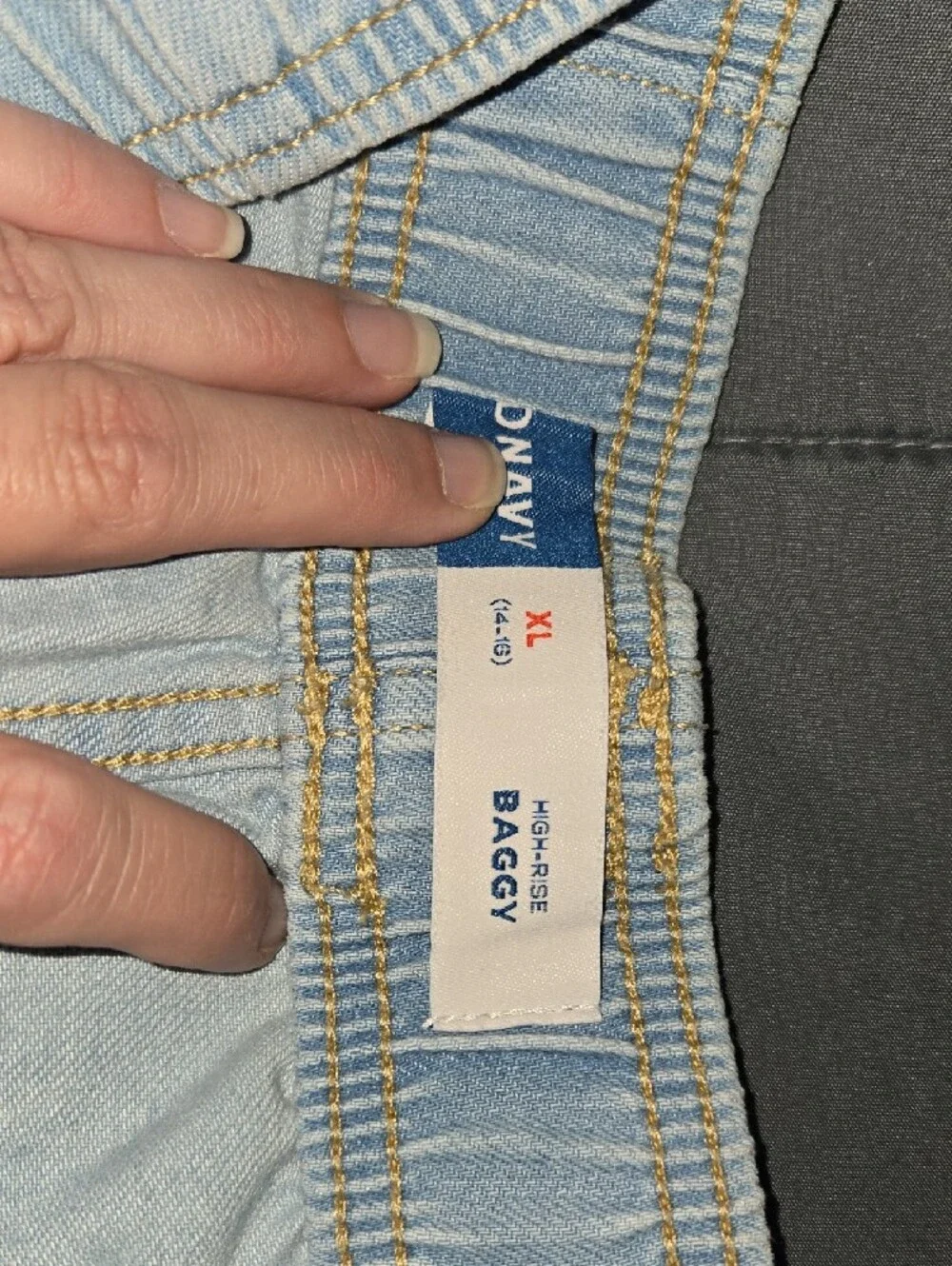 Old Navy Light Blue Wide Leg Kids Jeans